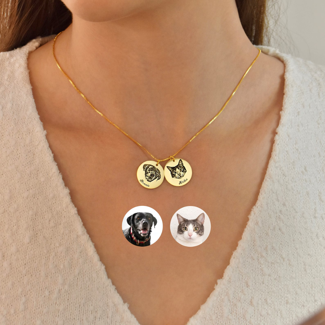 Pet Photo Necklace - Personalized